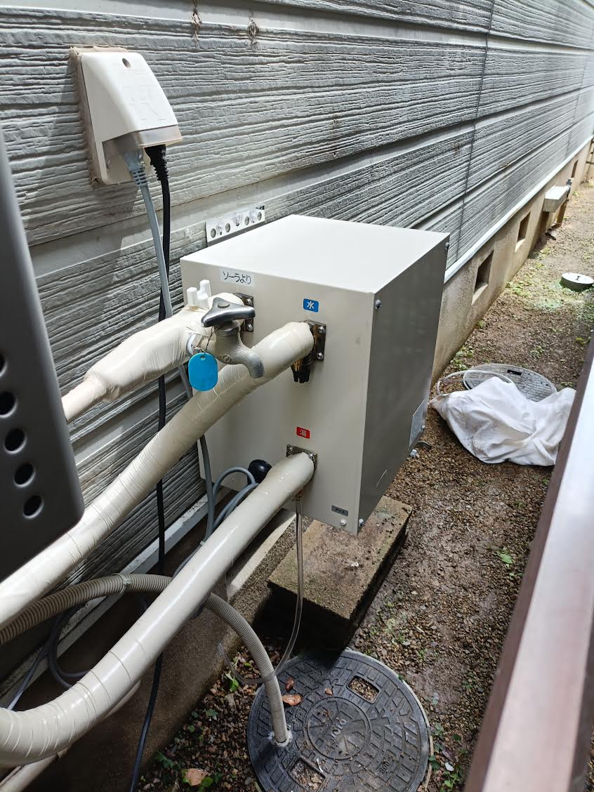 2026.4.5岸和田市K様邸 ノーリツ太陽熱温水器接続ユニットSKB-300P